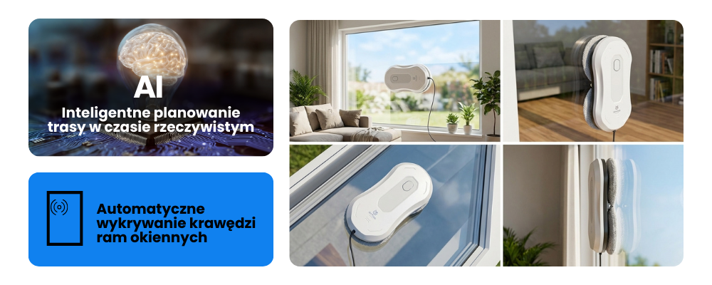 OX Glass Pro 3 Plus - System sztucznej inteligencji i planowanie trasy